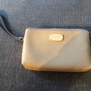 Michael Kors Light Brown Wristlet